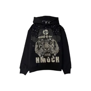 TCH Sweatshirts Unisex Black With Silver Logo