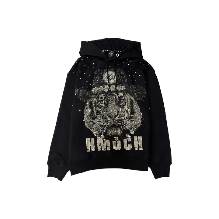 TCH Sweatshirts Unisex Black With Silver Logo-0