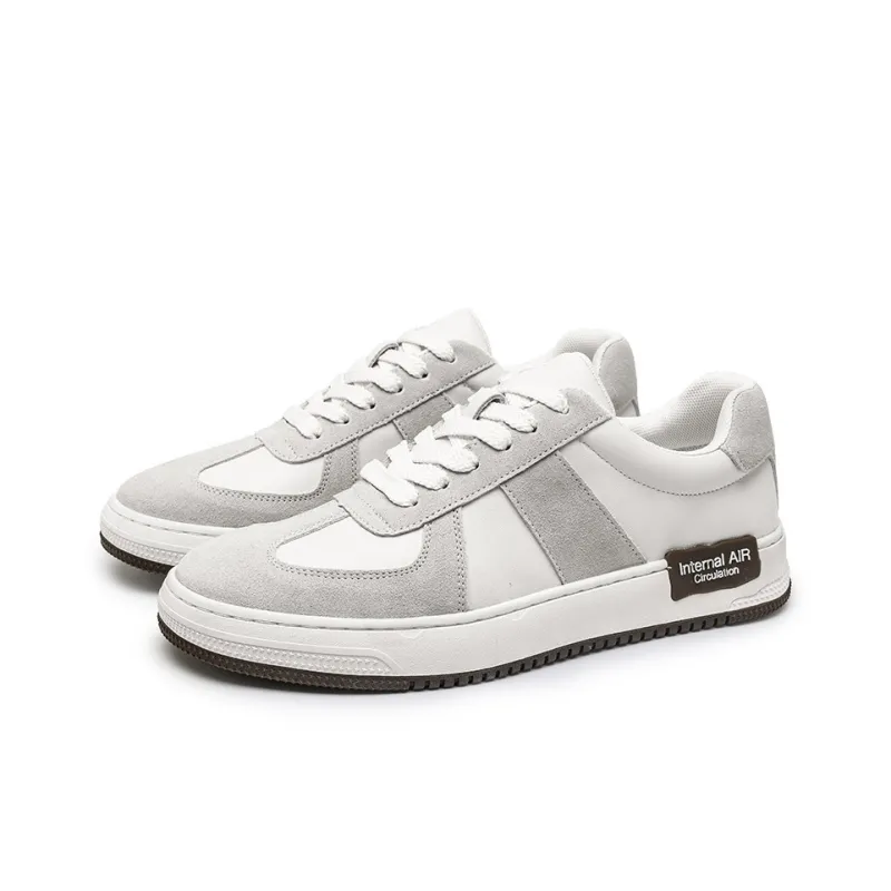 Jerden Smith Slip Resistant Waterproof Abrasion Resistant Low Top Skateboard Shoes Men's White-2