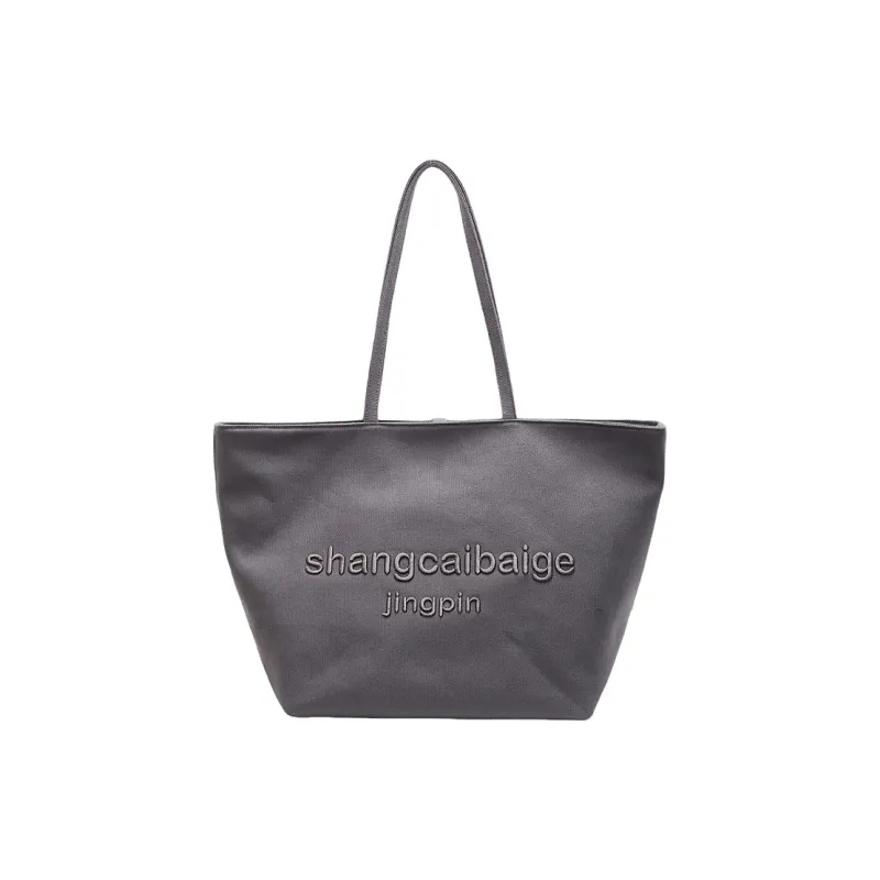 HCXK Canvas Bag Tote Underarm Shoulder Bag Women's Khaki/black/white/gray-15