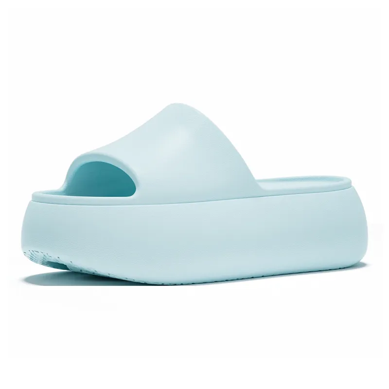 Soft Minimalist Solid Color Cloud Step Thick Sole, Summer Air EVA Versatile, Dopamine Dressing, Slippers, Women's-14