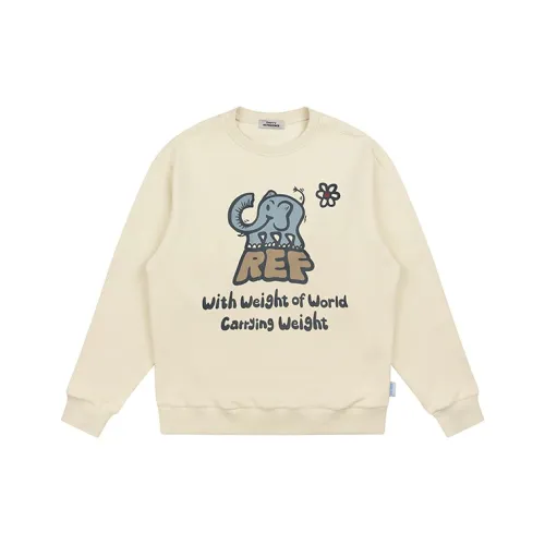 EMPTY REFERENCE Sweatshirt Unisex Ecru