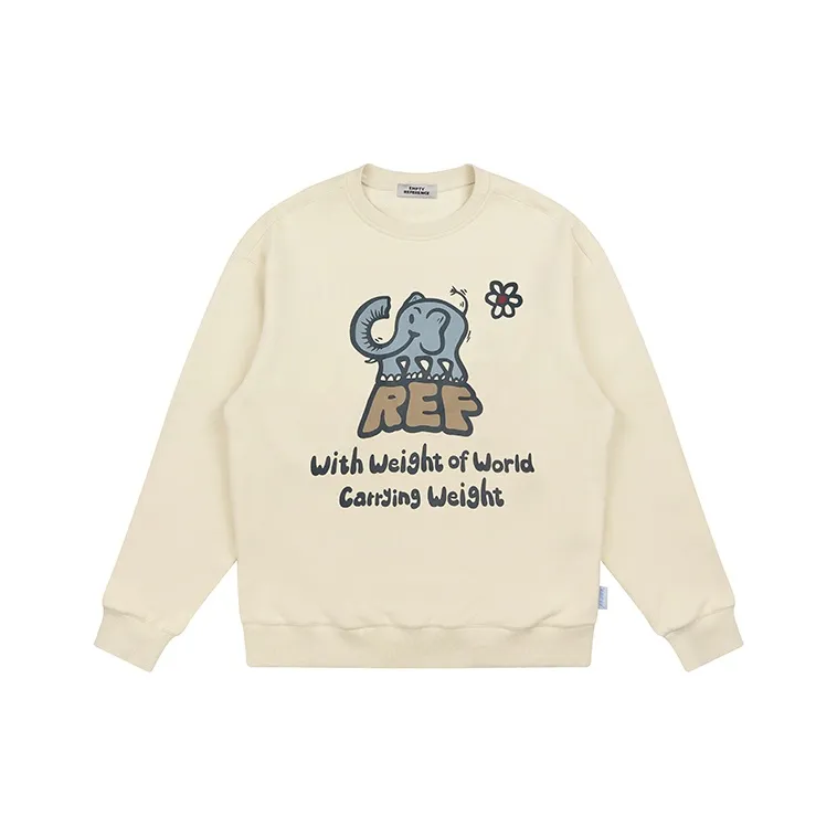 EMPTY REFERENCE Sweatshirt Unisex Ecru-0