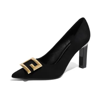 WECKER Chunky Heel High Heels Women's Black