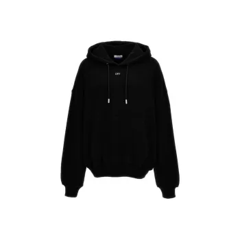 OFF WHITE Off Stamp Logo Printed Hoodie