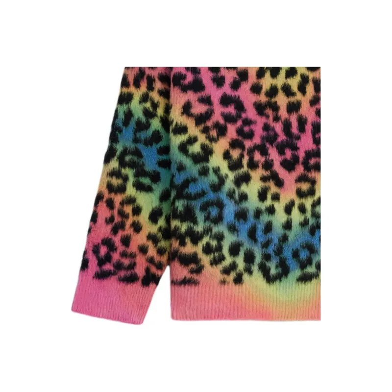 CELINE Oversized Baja In Leopard Print Brushed Cotton-5