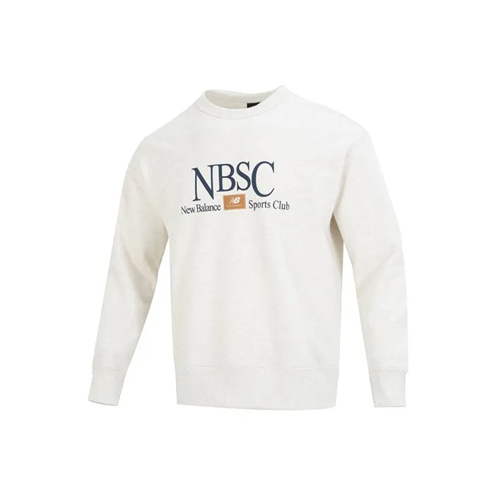 New Balance NBSC Sweatshirts Men White-0