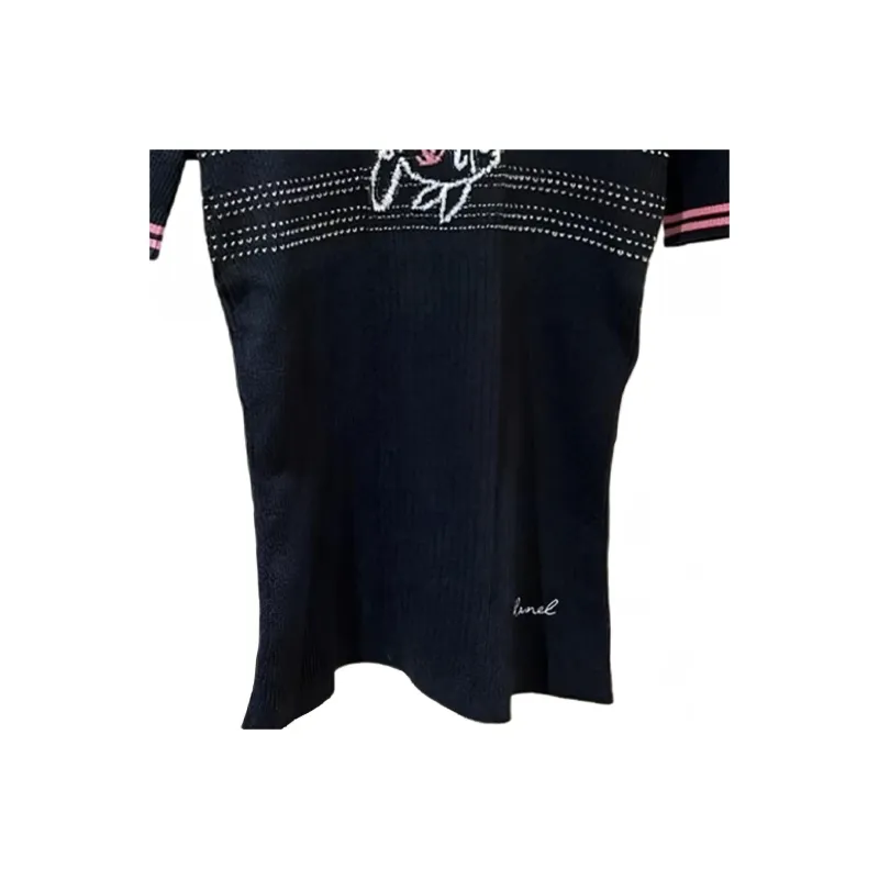 CHANEL Regular T Shirt Women's Black-6