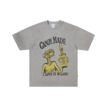 Candymade Haus T Shirt Unisex Gray