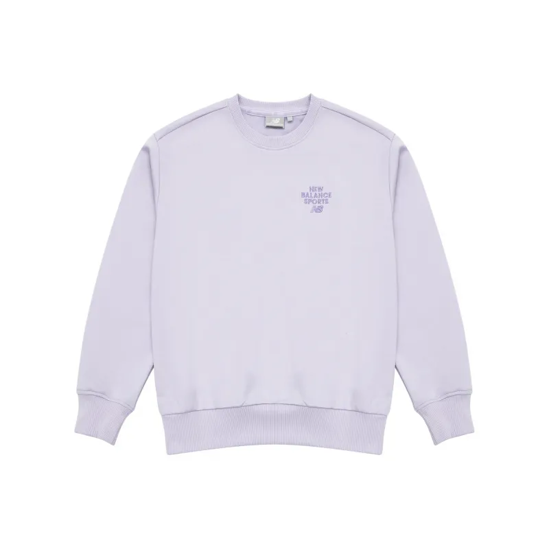 New Balance Sweatshirt Unisex Light Purple-0