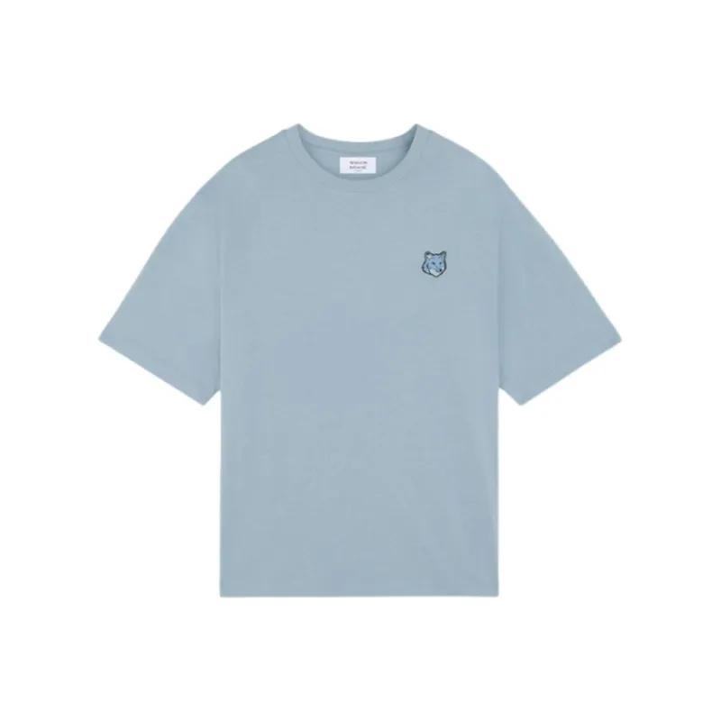 Maison Kitsune Bold Fox Head Patch Oversized T Shirt-0