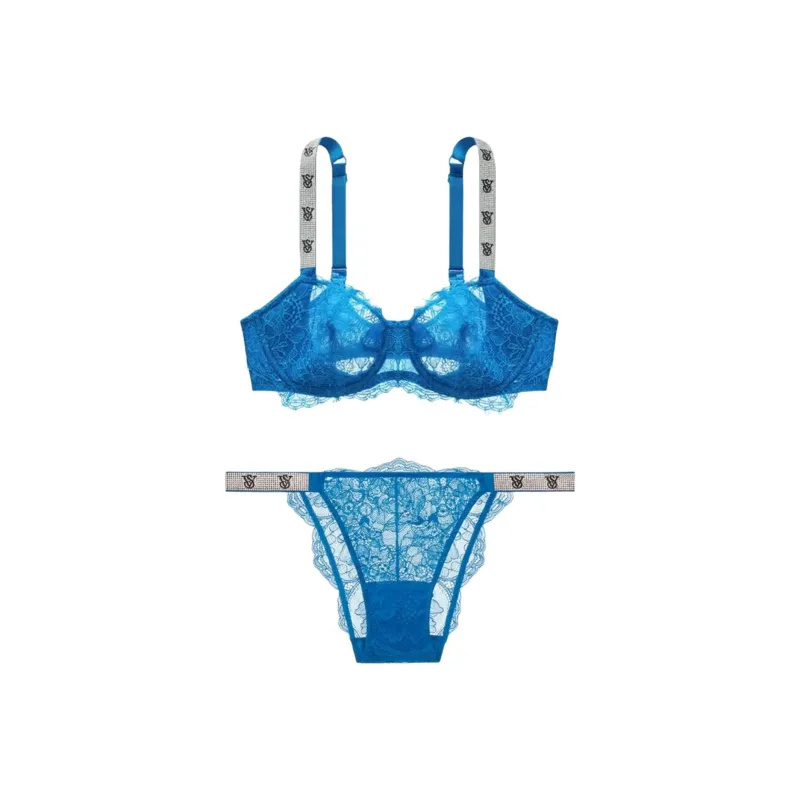 Victoria's Secret Underwear Set Women's Bright Blue-0