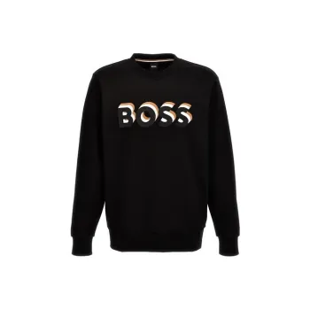 HUGO BOSS Logo print Cotton Sweatshirt