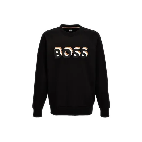 HUGO BOSS Logo print Cotton Sweatshirt