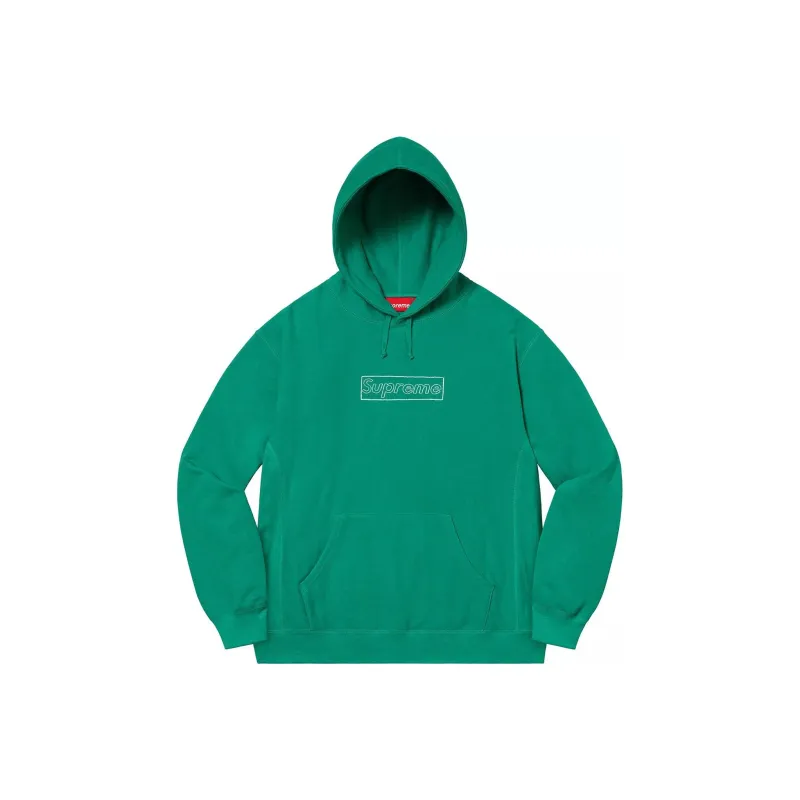 Supreme Kaws Chalk Logo Hooded Sweatshirt-6