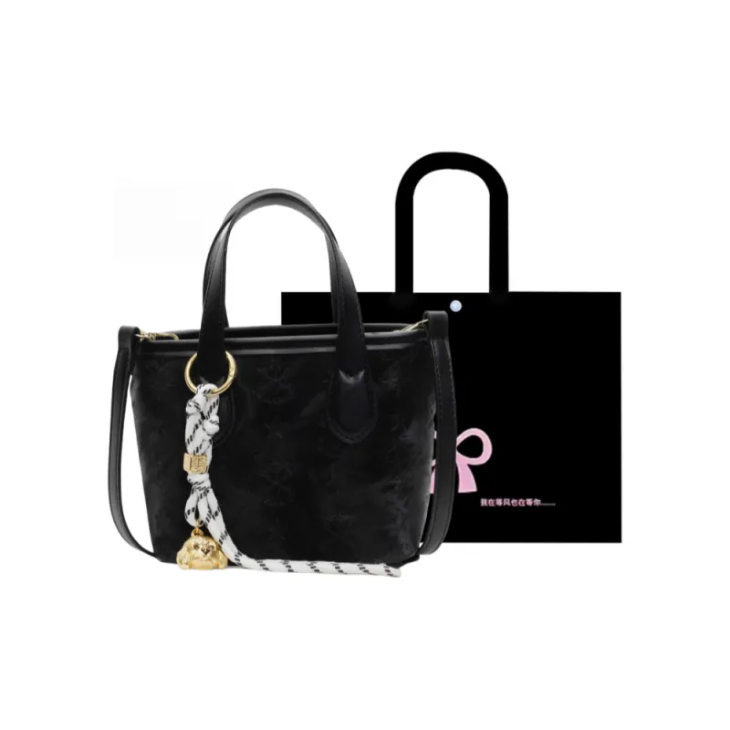 HACIN PU Handbag Regular Women's Ecru/Silver/Black/Green/Pink-8