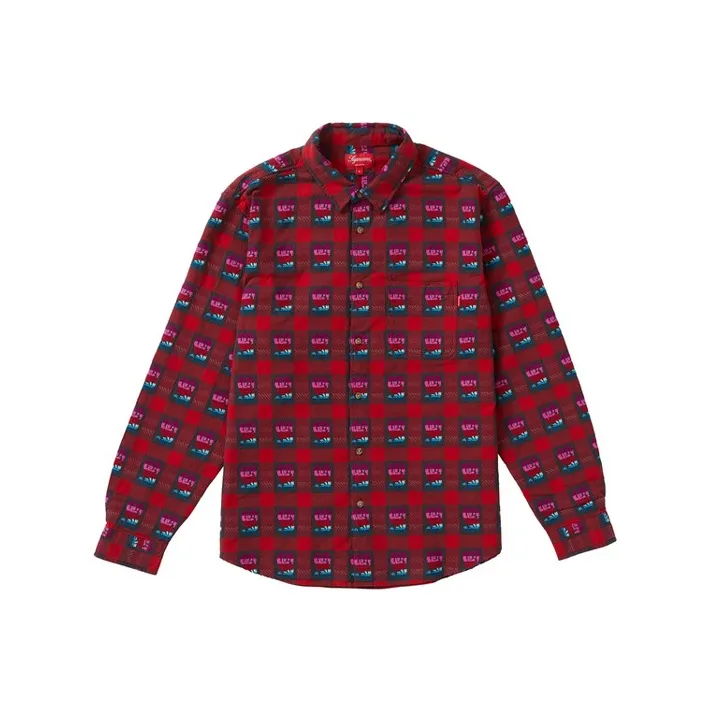 Supreme Rose Buffalo Plaid Shirt-0