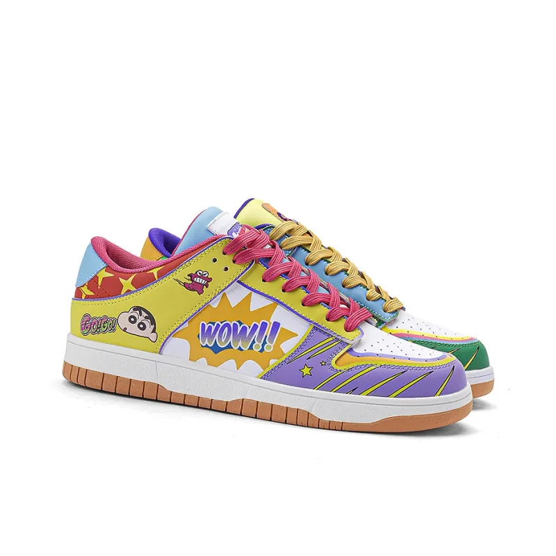 Crayon Shinchan Low Top Skateboard Shoes Gift Box Set-23