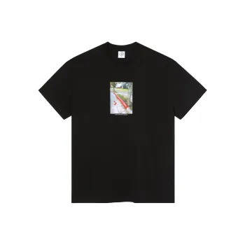 POLAR SKATE CO Red Curb T Shirt Unisex Black