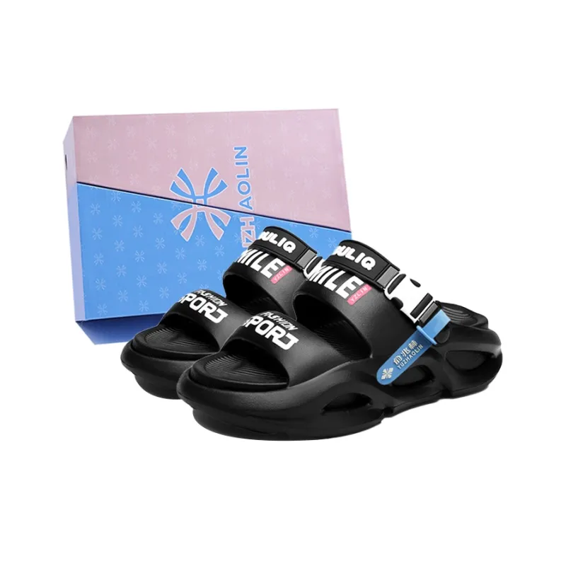 YUZHAOLIN EVA Cut Out Massage Slip Resistant Abrasion Resistant Quiet Slide Slippers Unisex-18