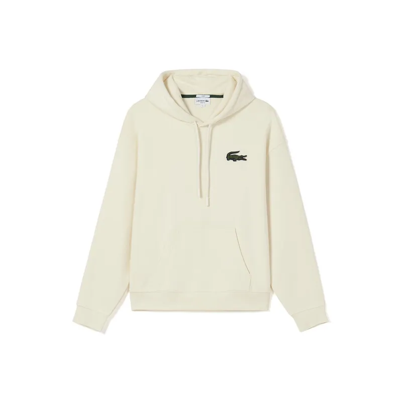LACOSTE Logo-patch Stretch-cotton Hoodie-0