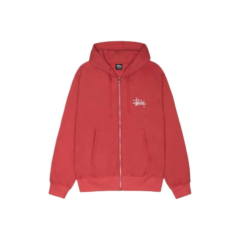 Stussy Basic Logo Zip Hoodie-6