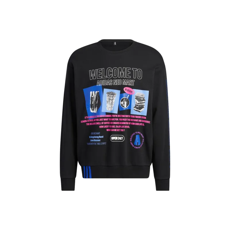Adidas Neo Sweatshirts Unisex Black-0
