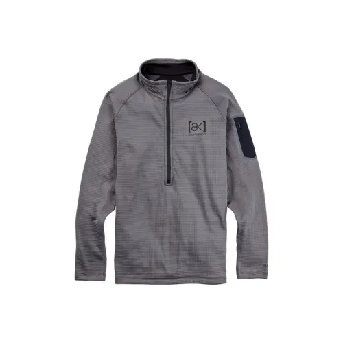 BURTON AK GRID Sweatshirt Men's Gray