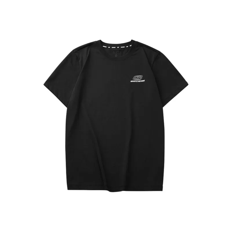 Skechers Sportlife T Shirt Unisex Carbon Black-0