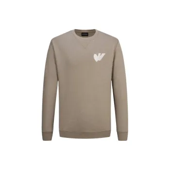 EMPORIO ARMANI Sweatshirts Men Coffee