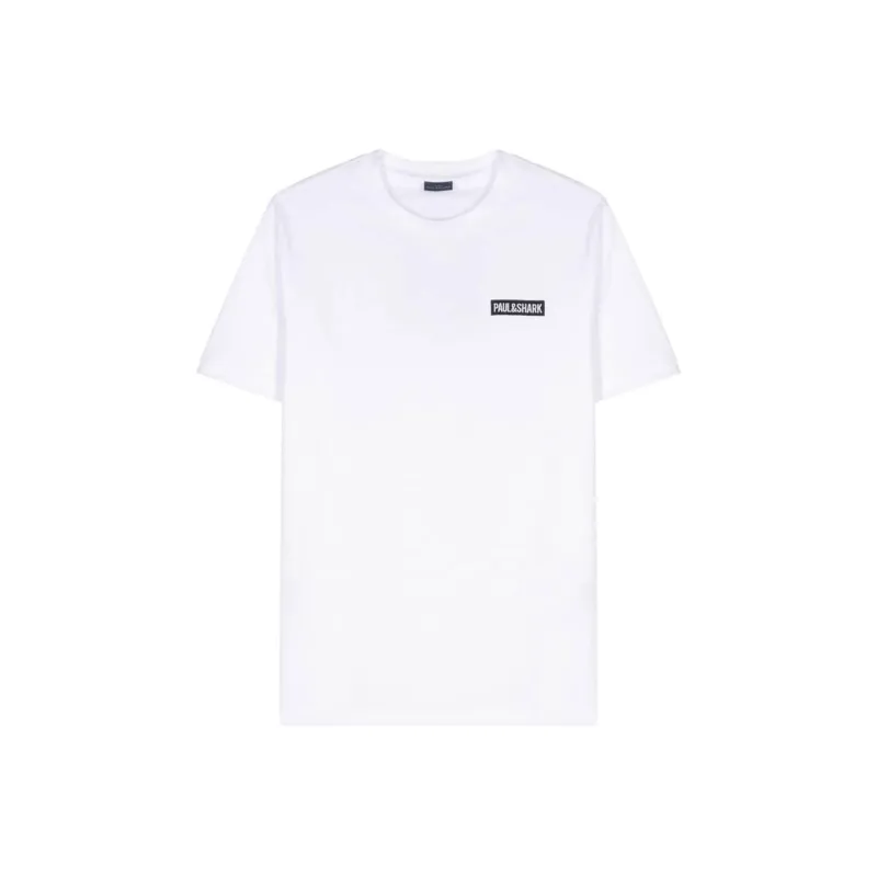 Paul & Shark Appliqué logo Cotton T shirt-0