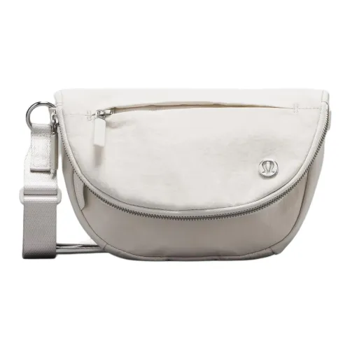 Lululemon Nylon Shoulder Bag, Crossbody Bag Mini Women's White