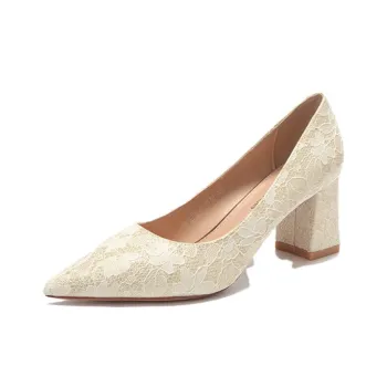 Than Than Me Chunky Heel High Heels Women's