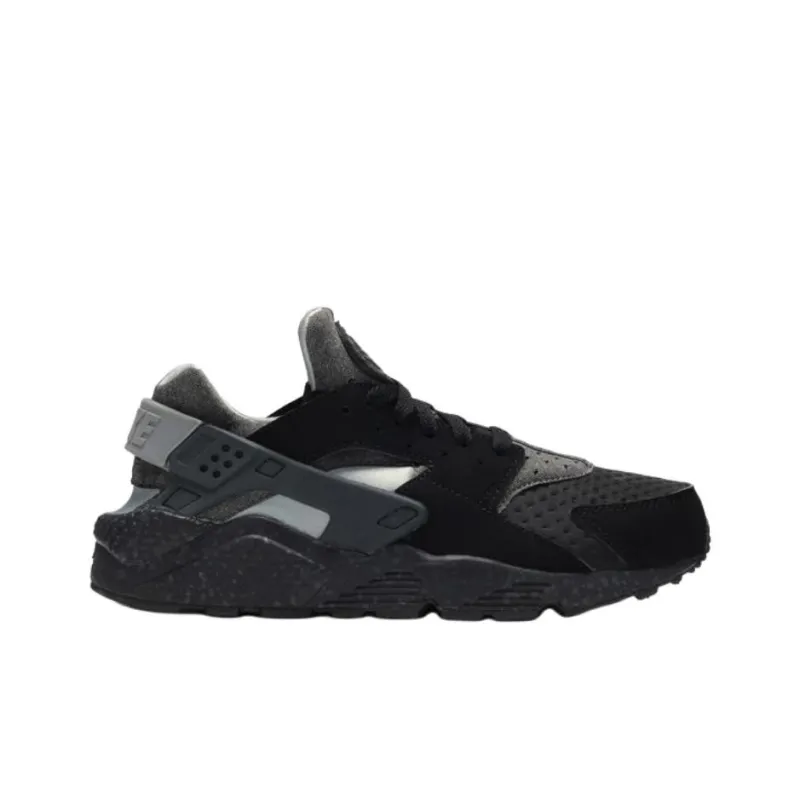 Nike Air Huarache Run Low Top Running Shoes Unisex Black-1