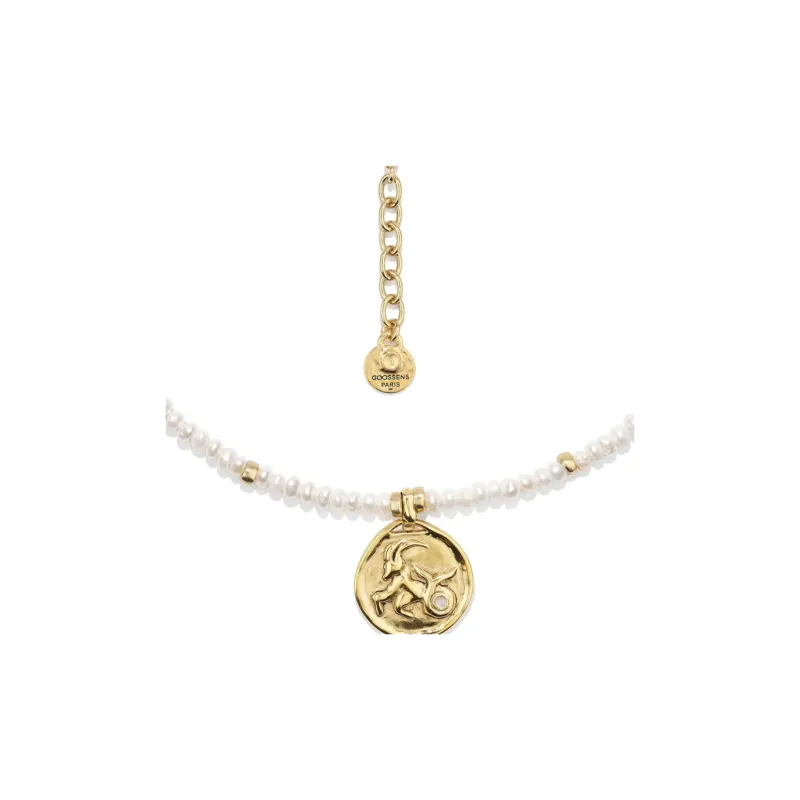 Goossens Astro Capricorn Pearls Necklace-2