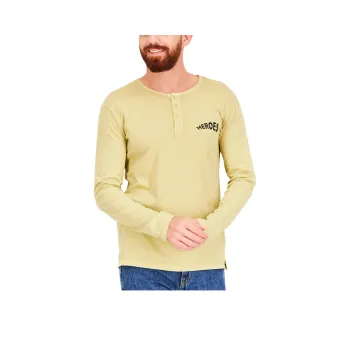 Adidas Men Crew Neck Long Sleeve Graphic Print T Shirt T Shirt Men's Olive