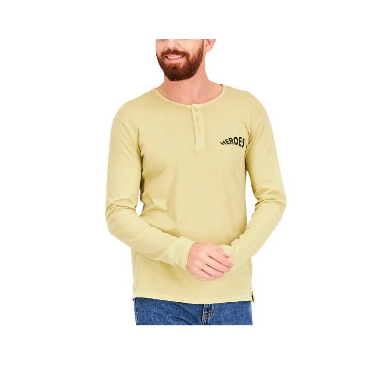 Adidas Men Crew Neck Long Sleeve Graphic Print T Shirt T Shirt Men's Olive-0