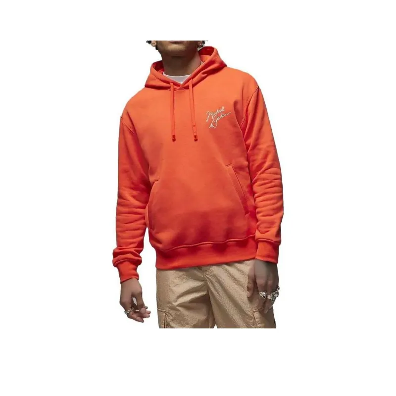Jordan Flight MVP Sweatshirts Men Orange Red-0