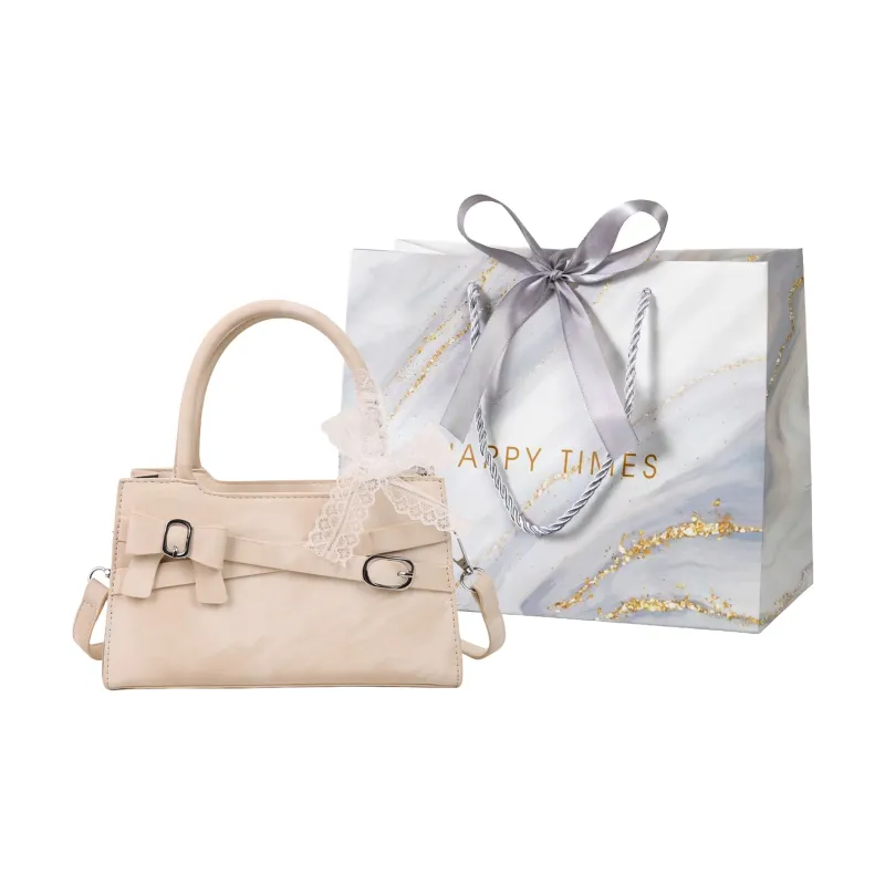 Miss Angel PU Handbag Women's White/Pink-6