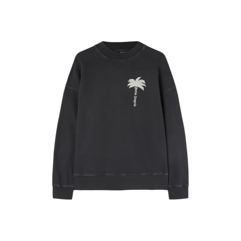 PALM ANGELS Logo Printed Crewneck Sweatshirt-0