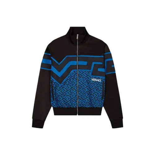 VERSACE Two Tone Monogram Track Jacket
