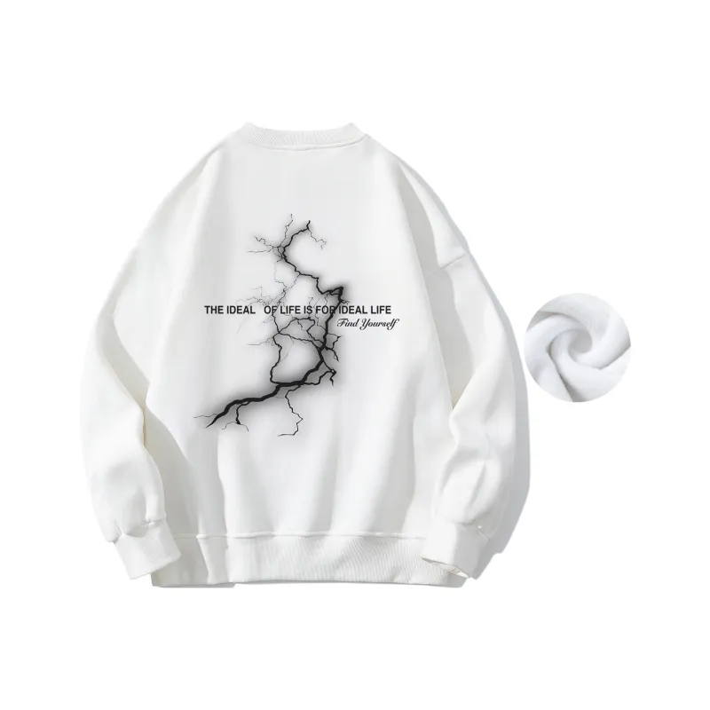 Find Yourself Sweatshirt Unisex White-17