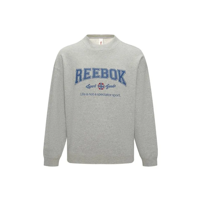 Reebok Sweatshirts Unisex Medium Heather Gray-0