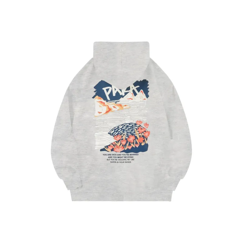 PAKA Hooded Loose Fit Sweatshirt Spring And Autumn Unisex-23