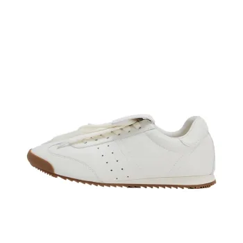 URBAN REVIVO Slip Resistant Low Top Casual Shoes Women's Ecru