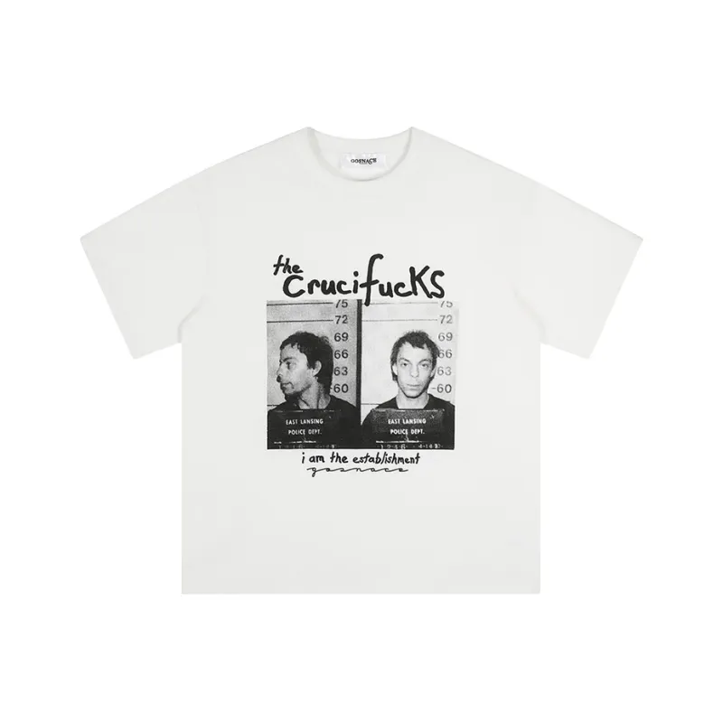 GOSNACE T Shirts Unisex Ivory-0