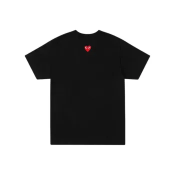 CDG Play Heart Back Emblem T Shirt