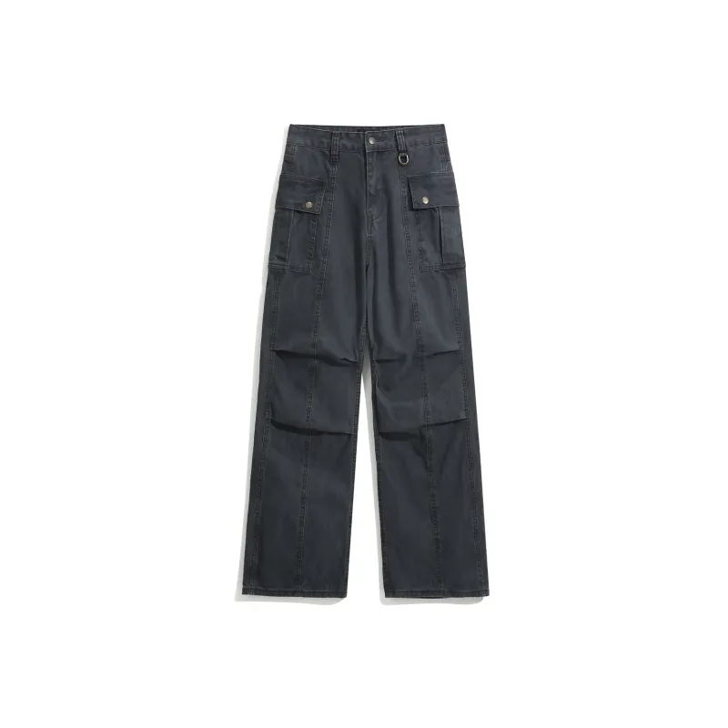 PAINT STAIN Workwear Style Pants Unisex-8