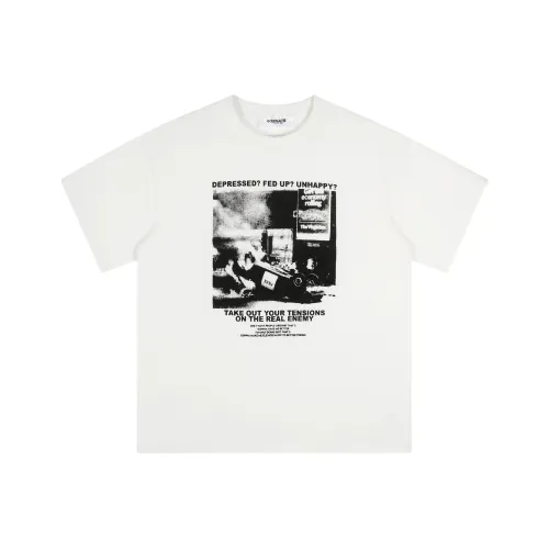 GOSNACE T Shirts Unisex Ivory