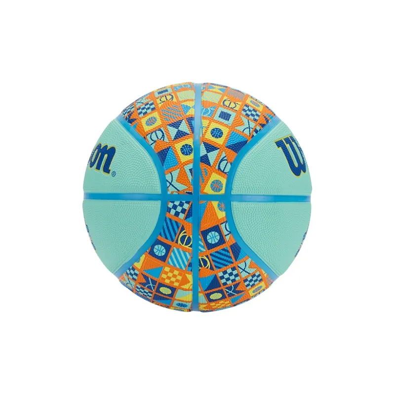 Wilson NCAA Rubber Basketball Lake Blue Size 6 Ball Training Unisex-2